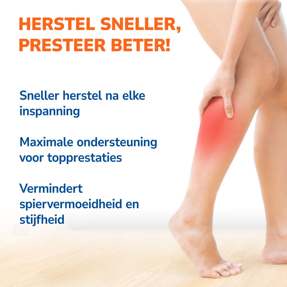 Compressiekousen voor sneller herstel en minder spiervermoeidheid na inspanning