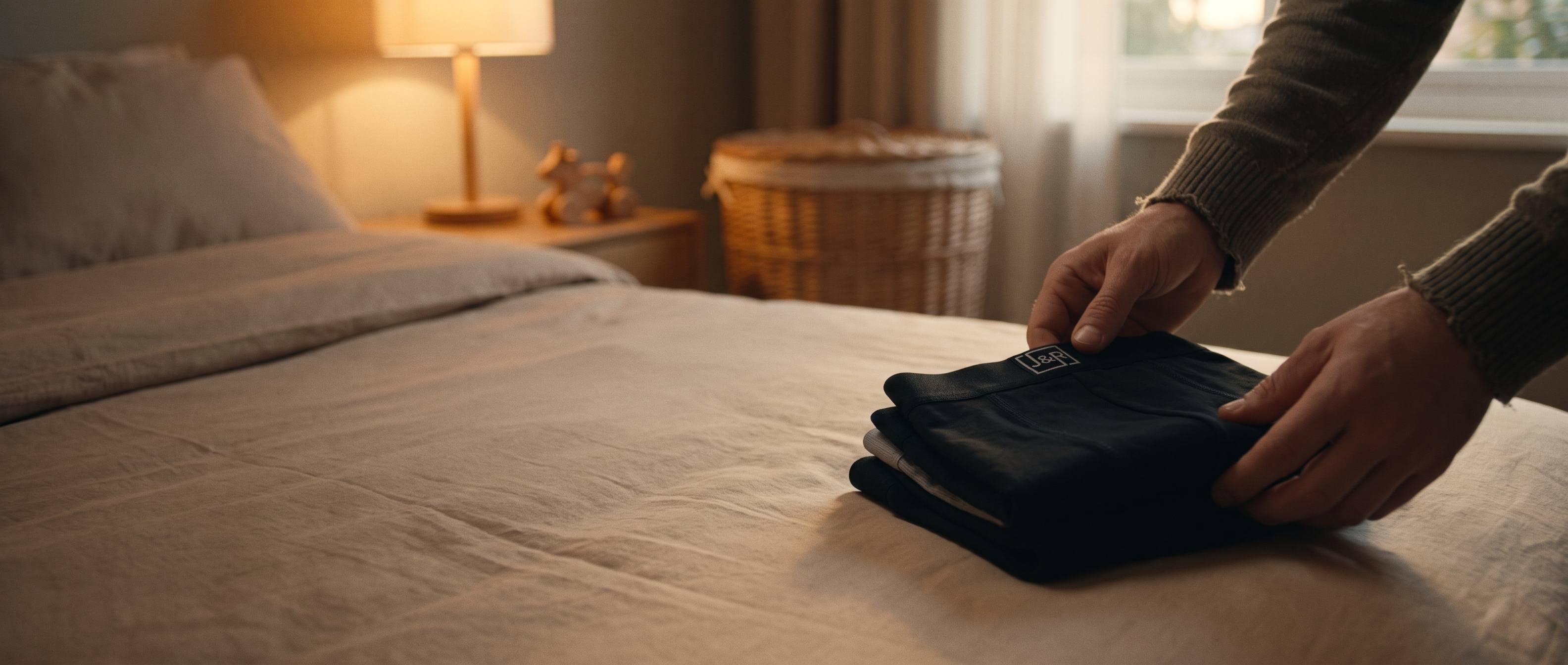 Boxershorts opvouwen op zondagavond - Jacob & Roy's
